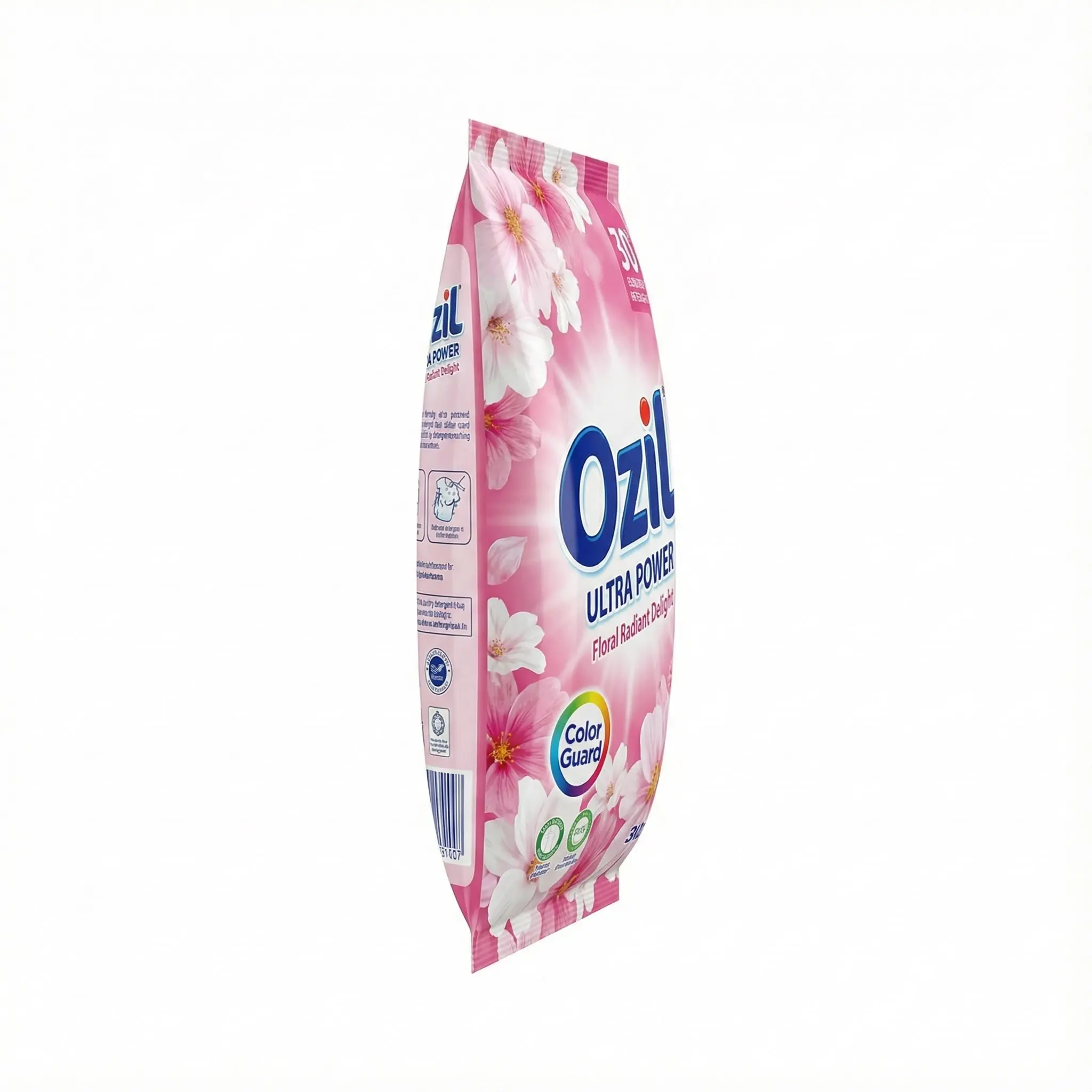 profil du sachet de detergent ozil ultra power